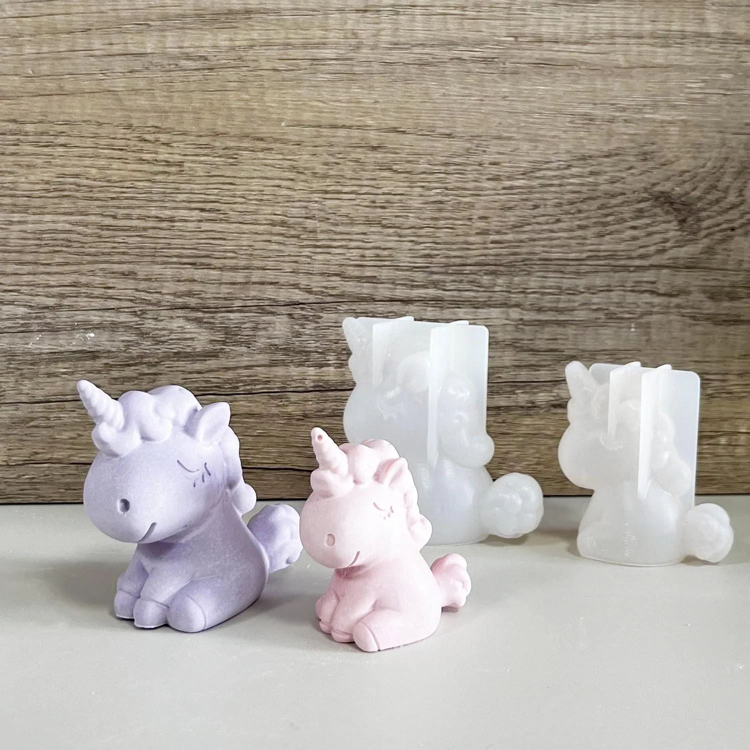 Candle Making Tutorial - Molde geométrico 3D de silicona para