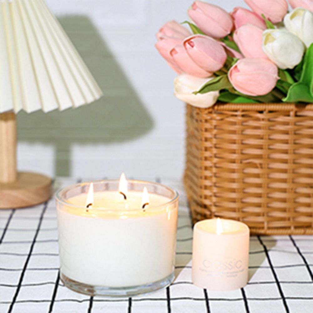 Frascos de vela de vidrio tran - Candle Making Jars With Lids reseña y precio